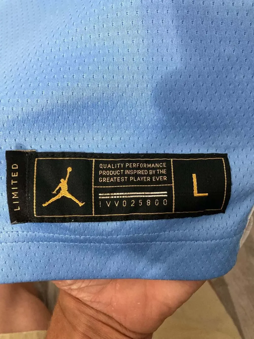 Nike Jordan Brand Michael Jordan #23 North Carolina Tar Heels Limited Basketball